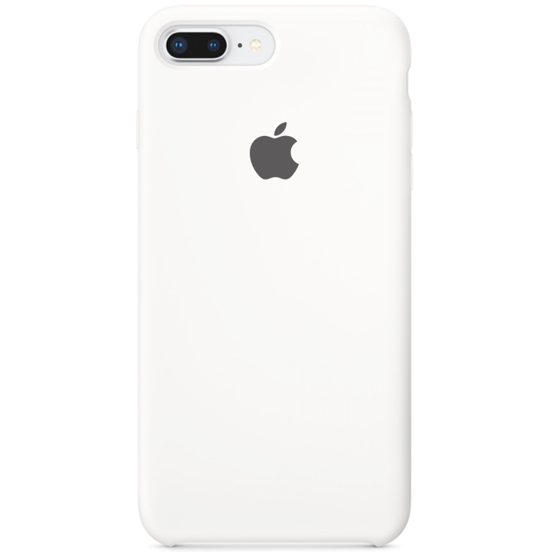 Silicone Case (AA) для iPhone 7 plus / 8 plus (5.5") (White)-0